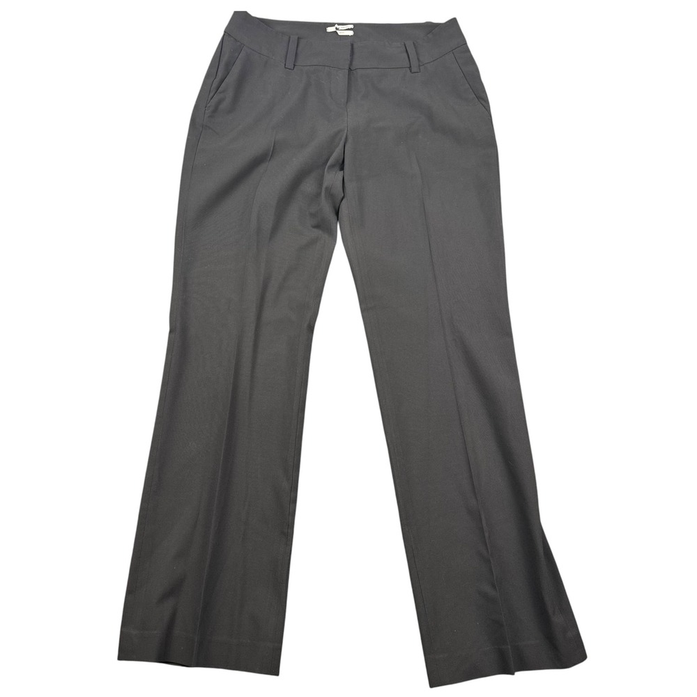 Halogen Taylor Fit Black Straight Leg Dress Pants Womens Size 10 Office Workwear